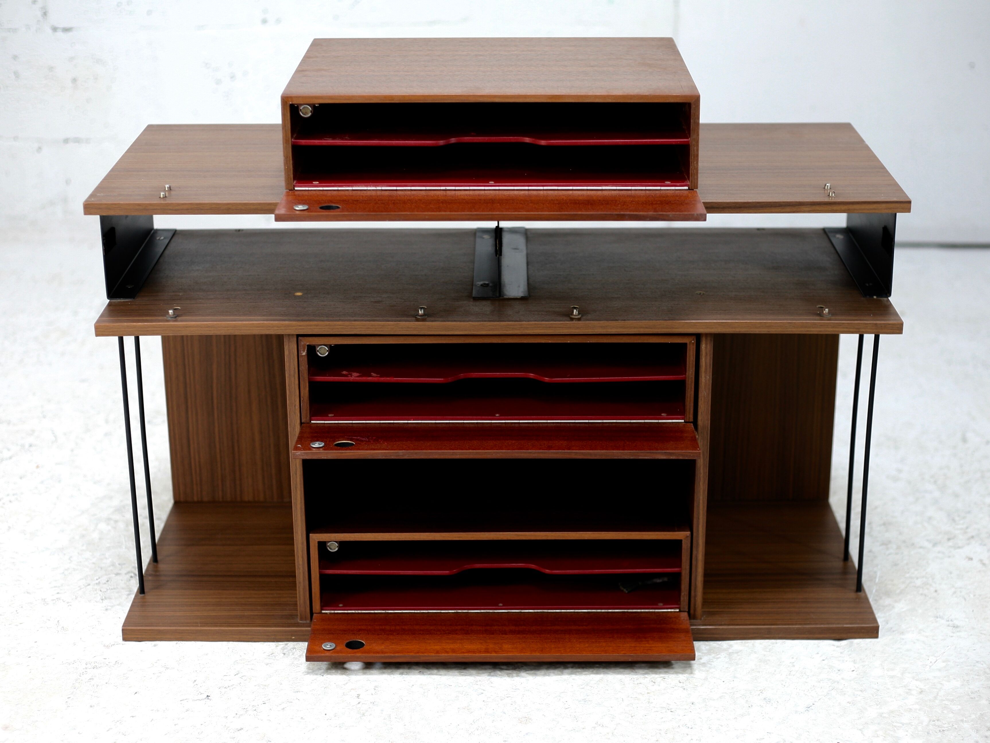 Dual furniture, hi-fi storage, circa 1970.