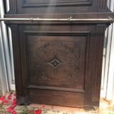 Door coat hat and door parapluise with ice