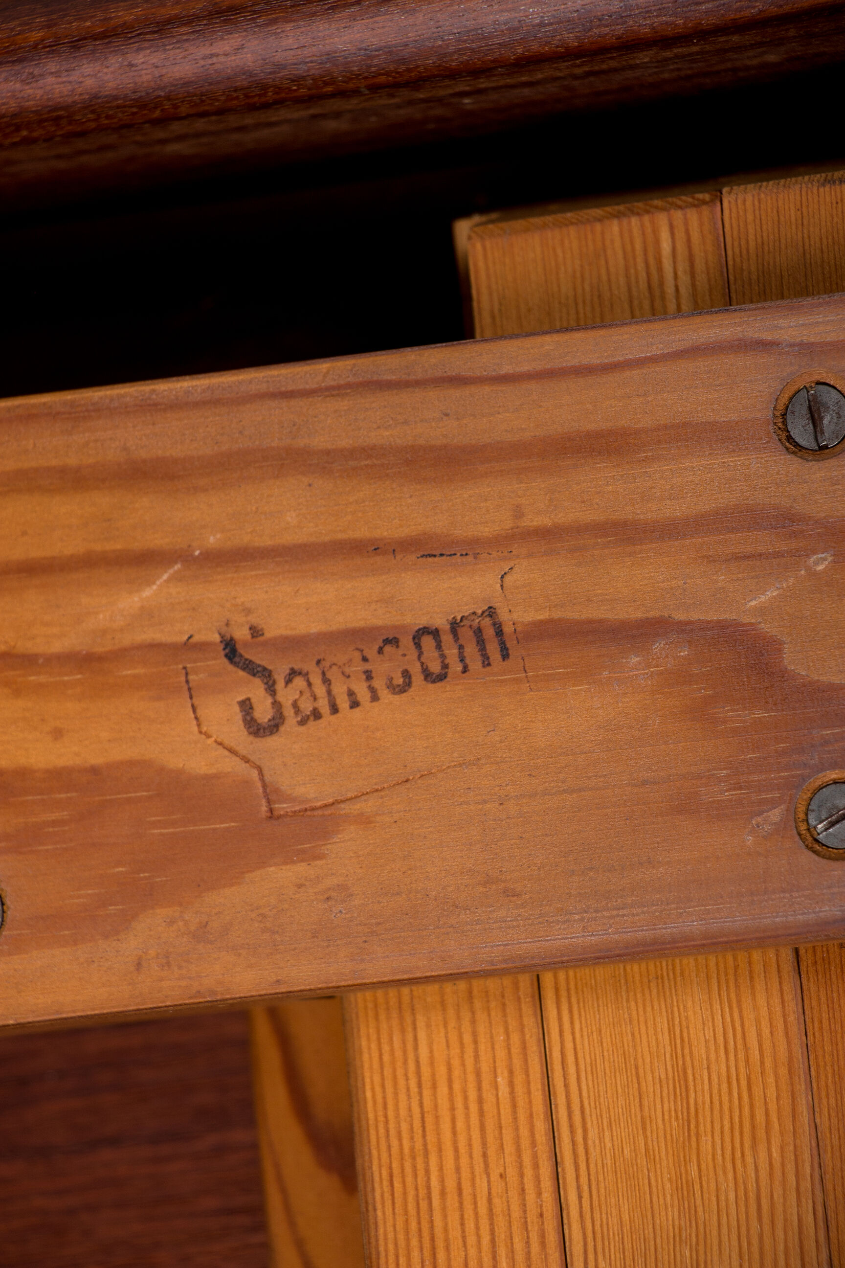 Expandable square teak dining table by Henry Walter Klein 1960