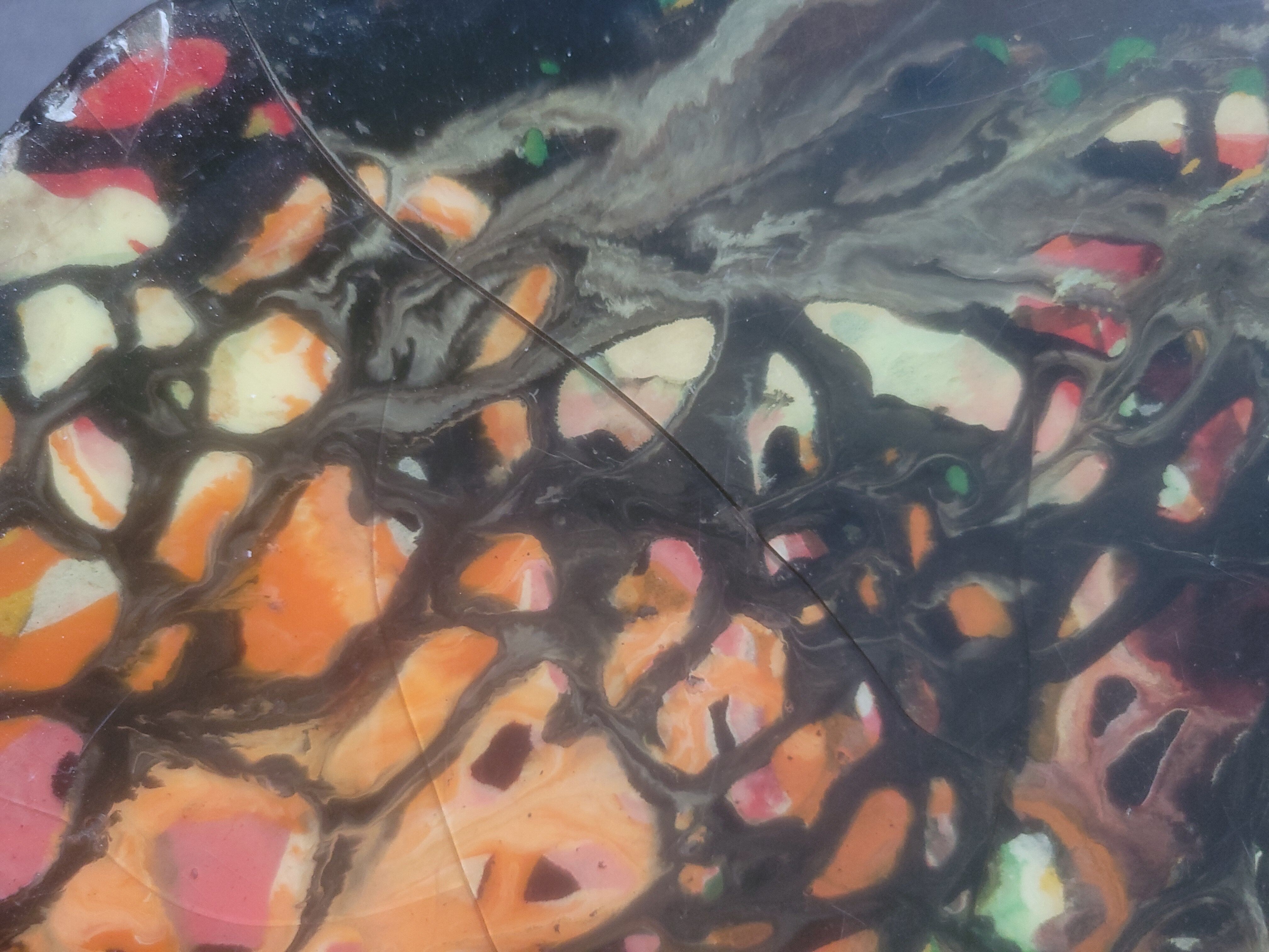 Vintage tripod side table