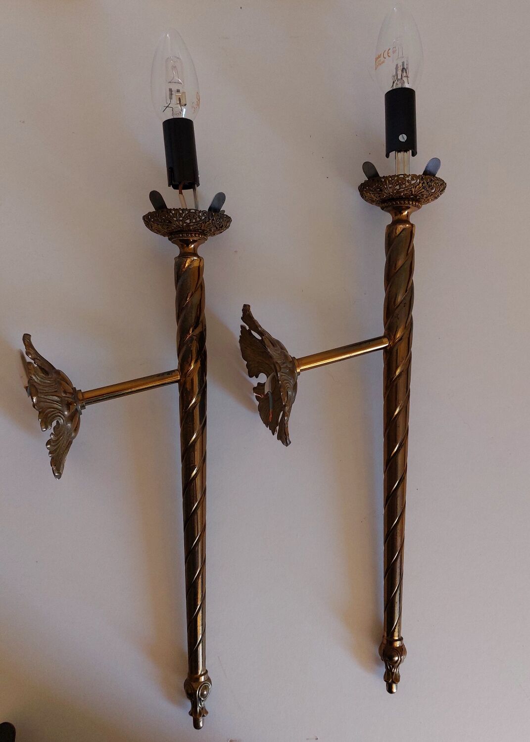 Pair of vintage sconces 50s