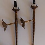 Pair of vintage sconces 50s