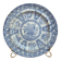 English plate XIXth filigree decoration Spode – fine earthenware blue and white around 1830