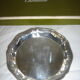 Glass mats Christofle silver metal