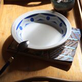 Digouin Sarreguemines hollow dish "Ciboulette" model ø27 cm