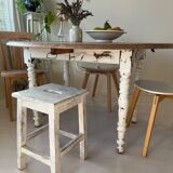 Old table with flaps