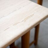 Table vintage Hank Lowenstein Padua et 6 chaises, des années 70