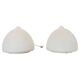Pair of Czech Opaline Glass Sculptural Table Lamps, 1970s