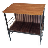 Side table for plexiglass vinyl storage