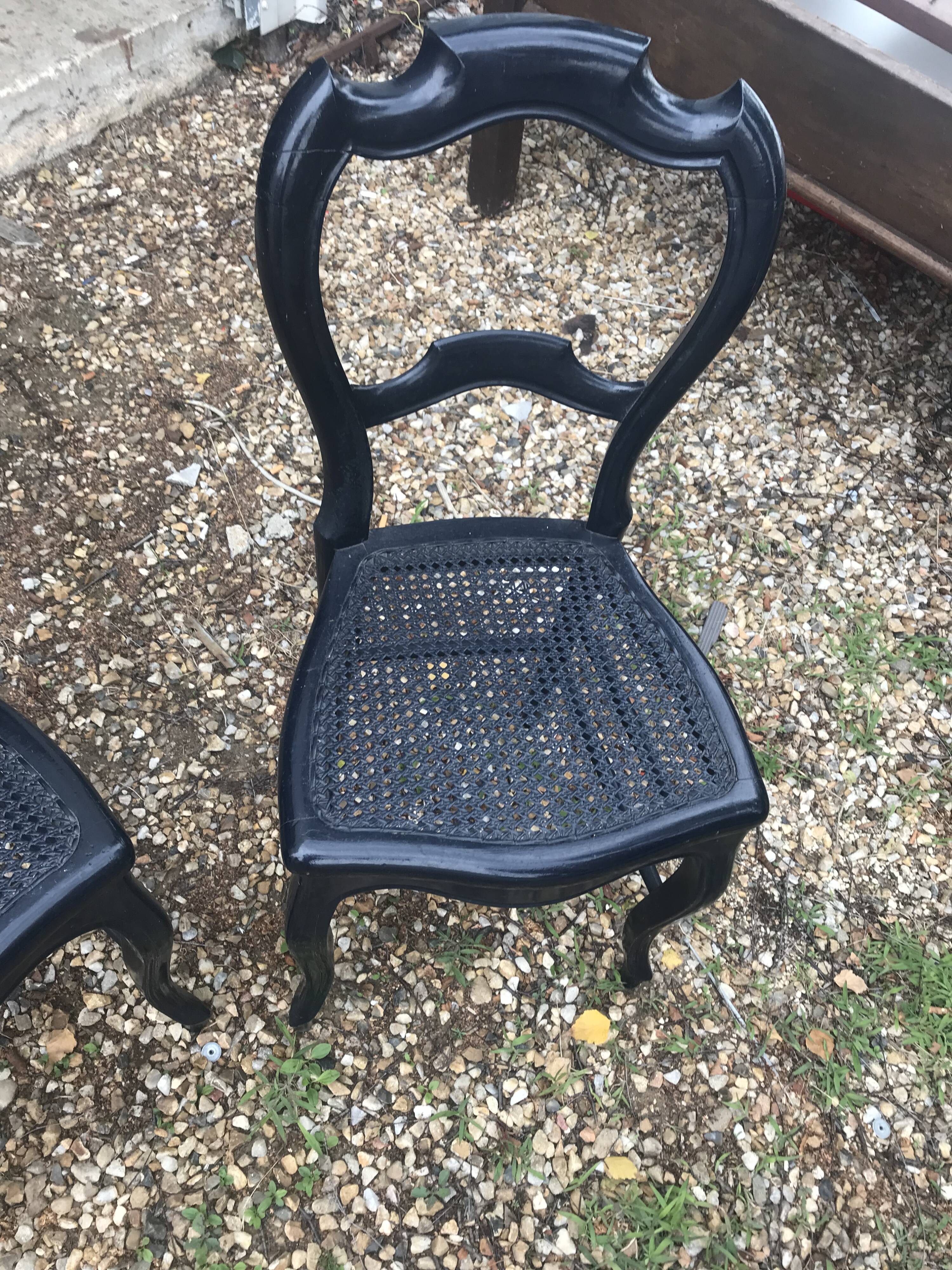 Paire de chaises Louis Philippe