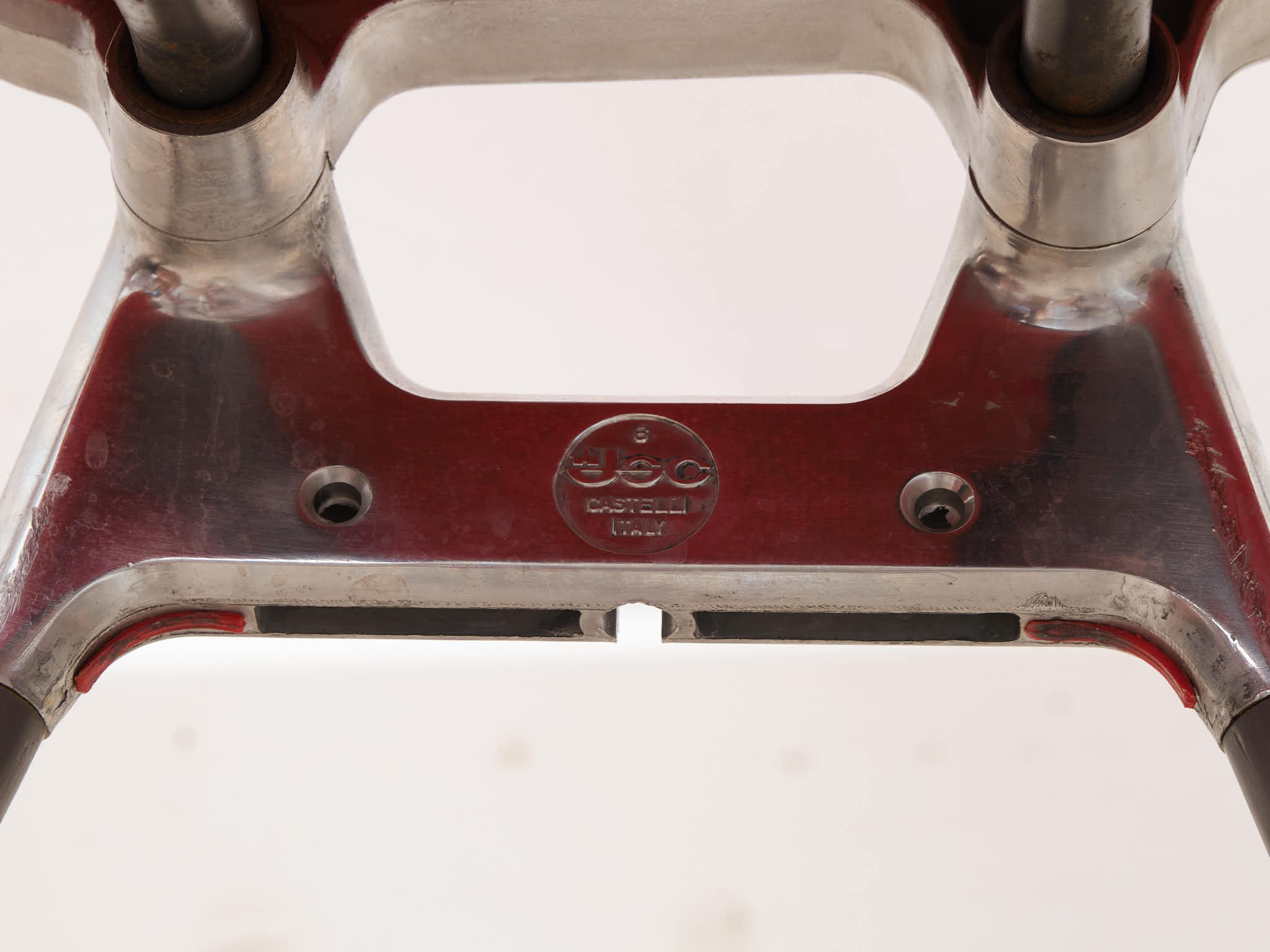 DSC 106 chair by G.Piretti for Castelli blue