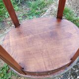 Old Louis XVI style bedside table marble top