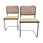 Pair of Cesca B32 chairs by Marcel Breuer