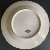 4 soup plates in Paris porcelain, "A la Reine" model, 1890, Damo