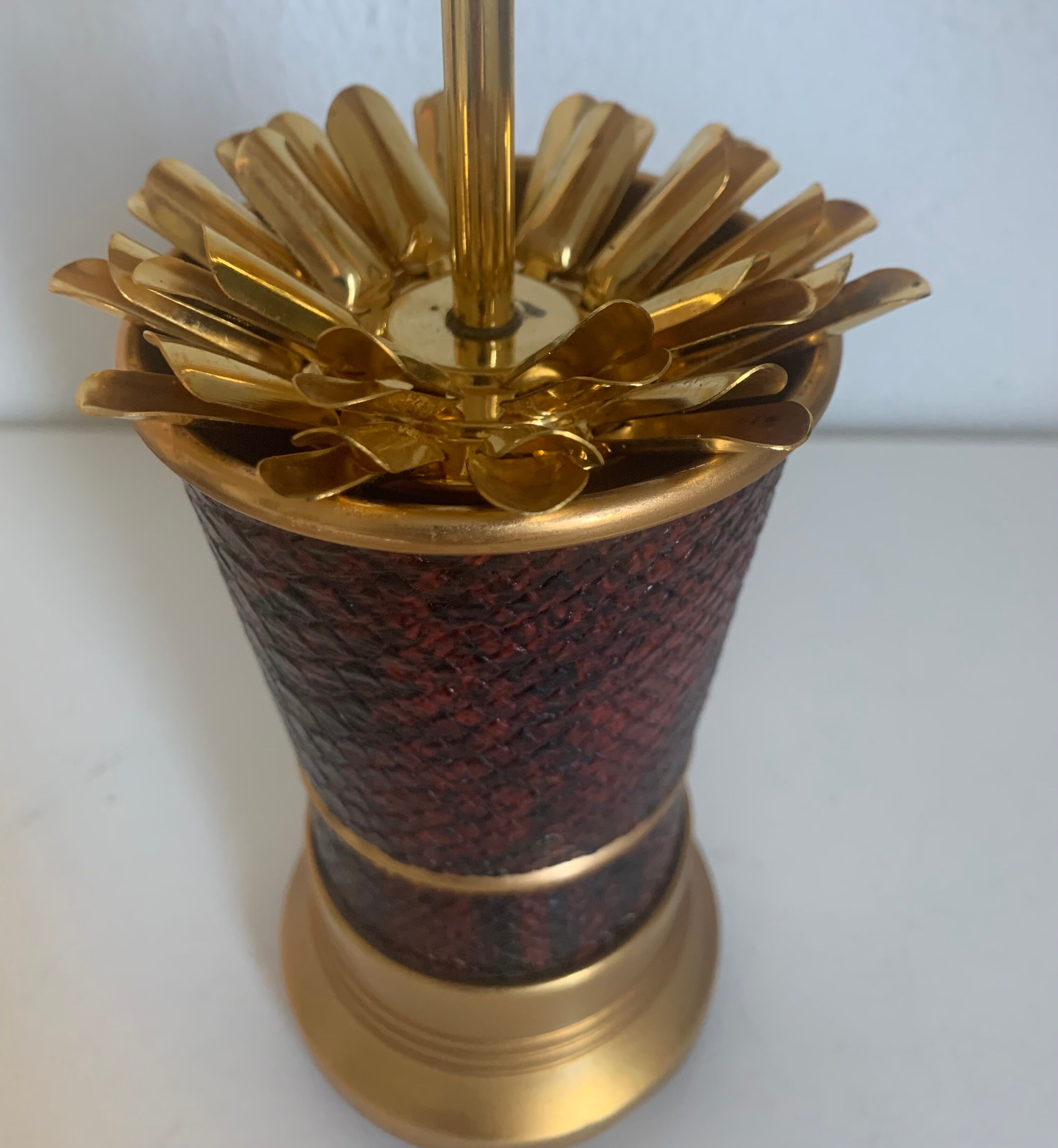 Vintage cigarette holder 1960 golden purple snake box - 19 x 9 cm