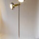 OMI lamppost in brushed aluminium and chrome dating back to the 1970s