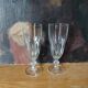 10 crystal flutes