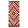 Tapis Tulu turc fait main vintage avec un design à carreaux. Options personnalisées disponibles.