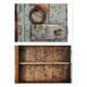 Patinated wooden window