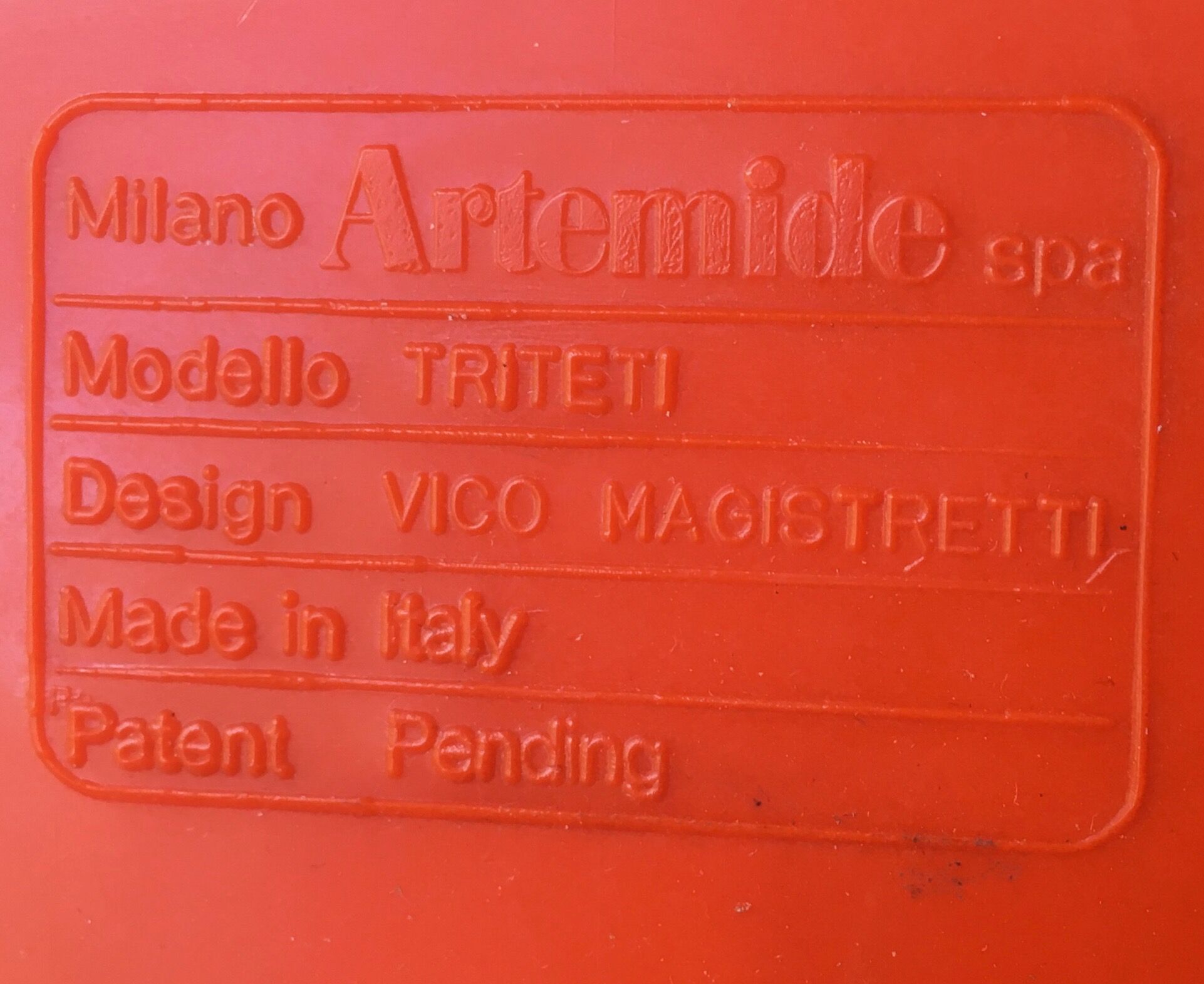 Wall apply by Vico Magistretti for Artemide,