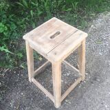 Wooden workshop stool