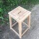 Wooden workshop stool