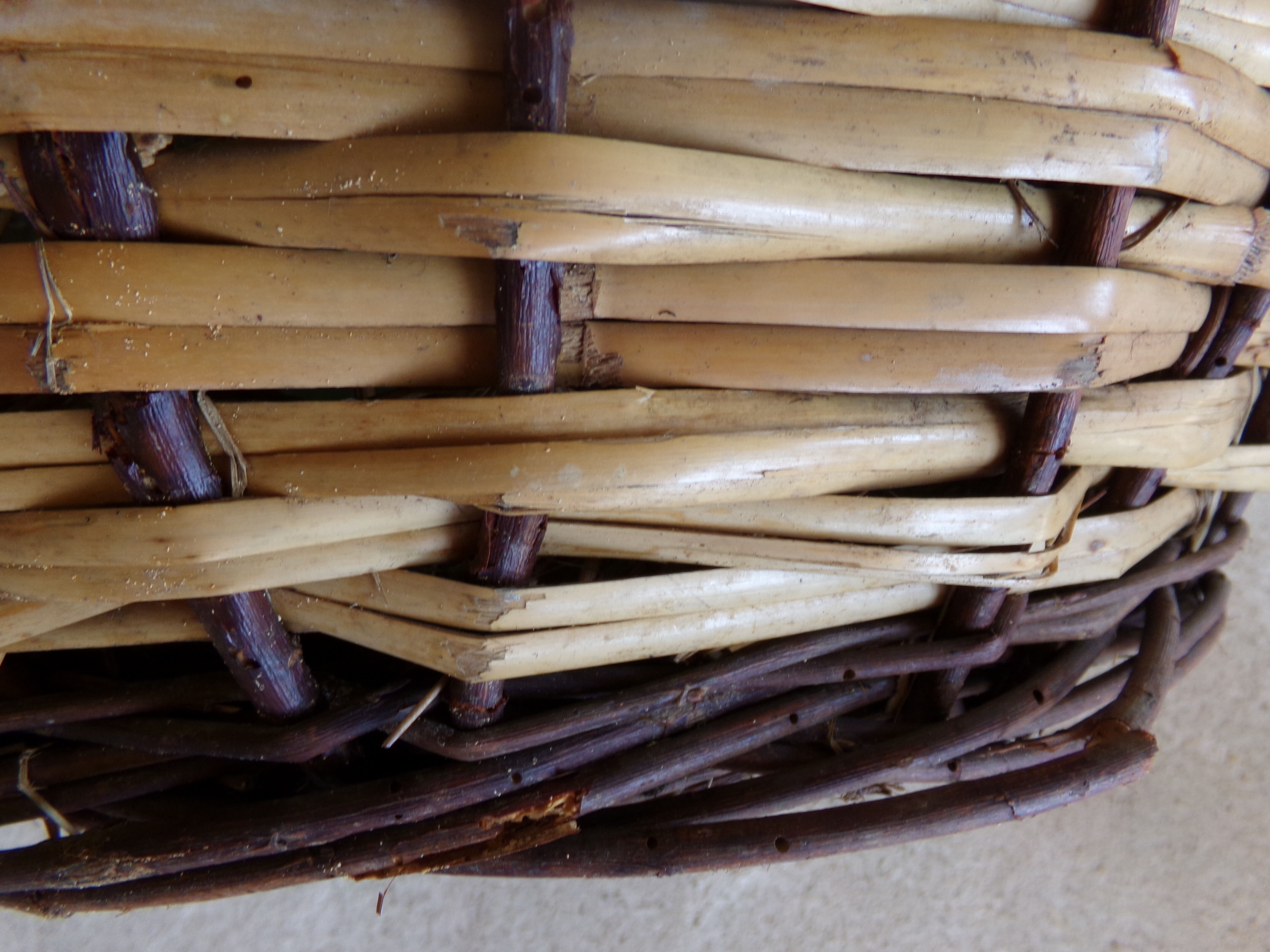 Dame-jeanne in her basket