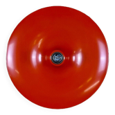 60s 70s discus wall lamp Teka Orange Space Age design aluminum metal