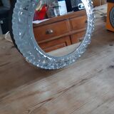 Applique vintage métal verre et miroir