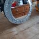 Wall lamp vintage metal glass and mirror