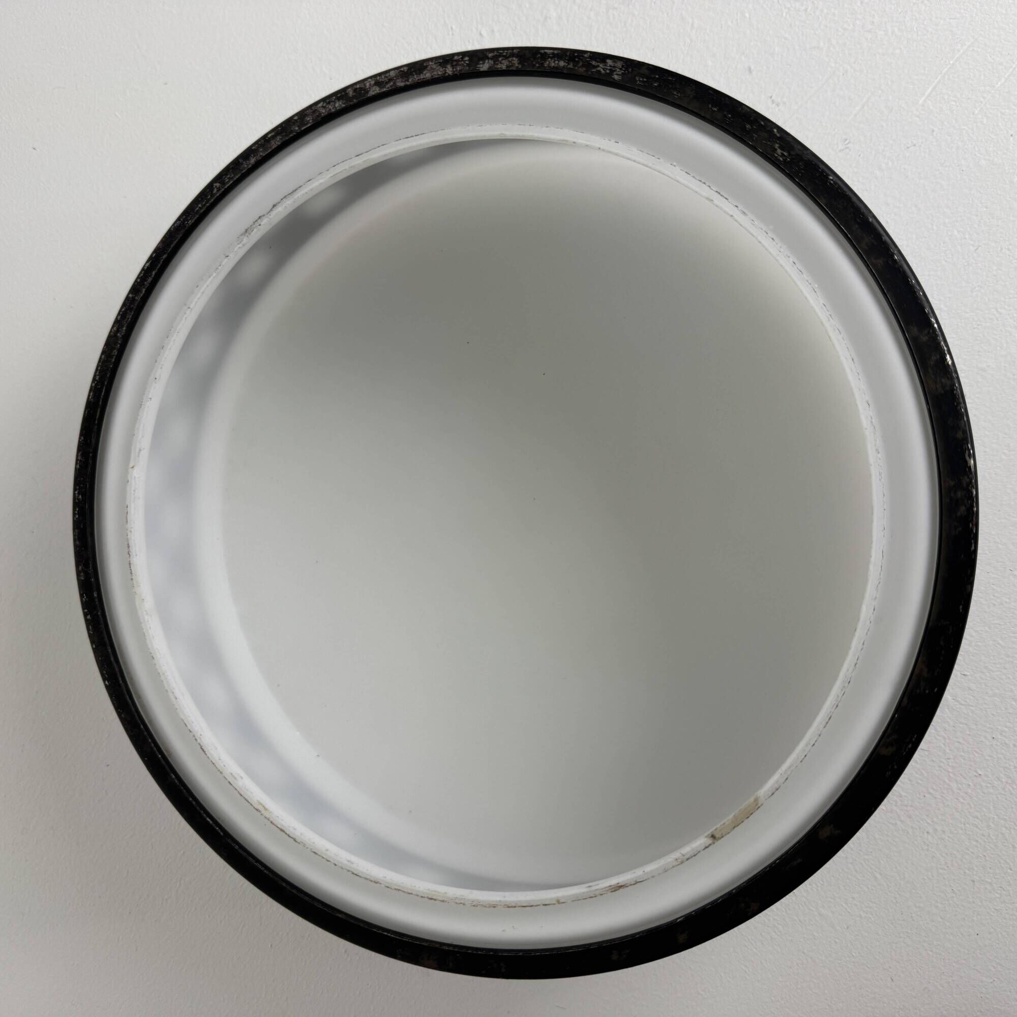 VINTAGE SPACE-AGE OPALINE CEILING LIGHT "WILA"