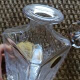 Carafe à whisky en cristal taillé à la main vintage