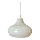 supension en opaline blanche design champignon années 70