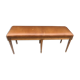 Leather bench