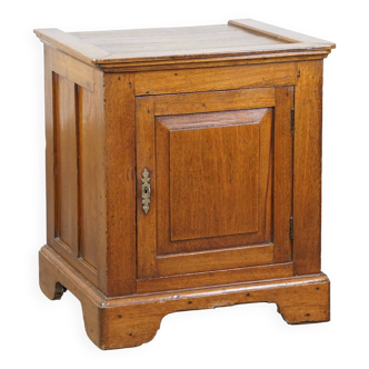 Antique English 1-door cabinet/side table from the mid/late 19th century