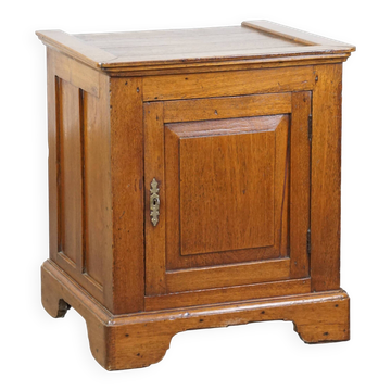 Antique English 1-door cabinet/side table from the mid/late 19th century