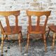 Chaises de bistrot  vintage