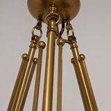 Art Deco style basin chandelier circa 1950