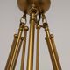 Art Deco style basin chandelier circa 1950
