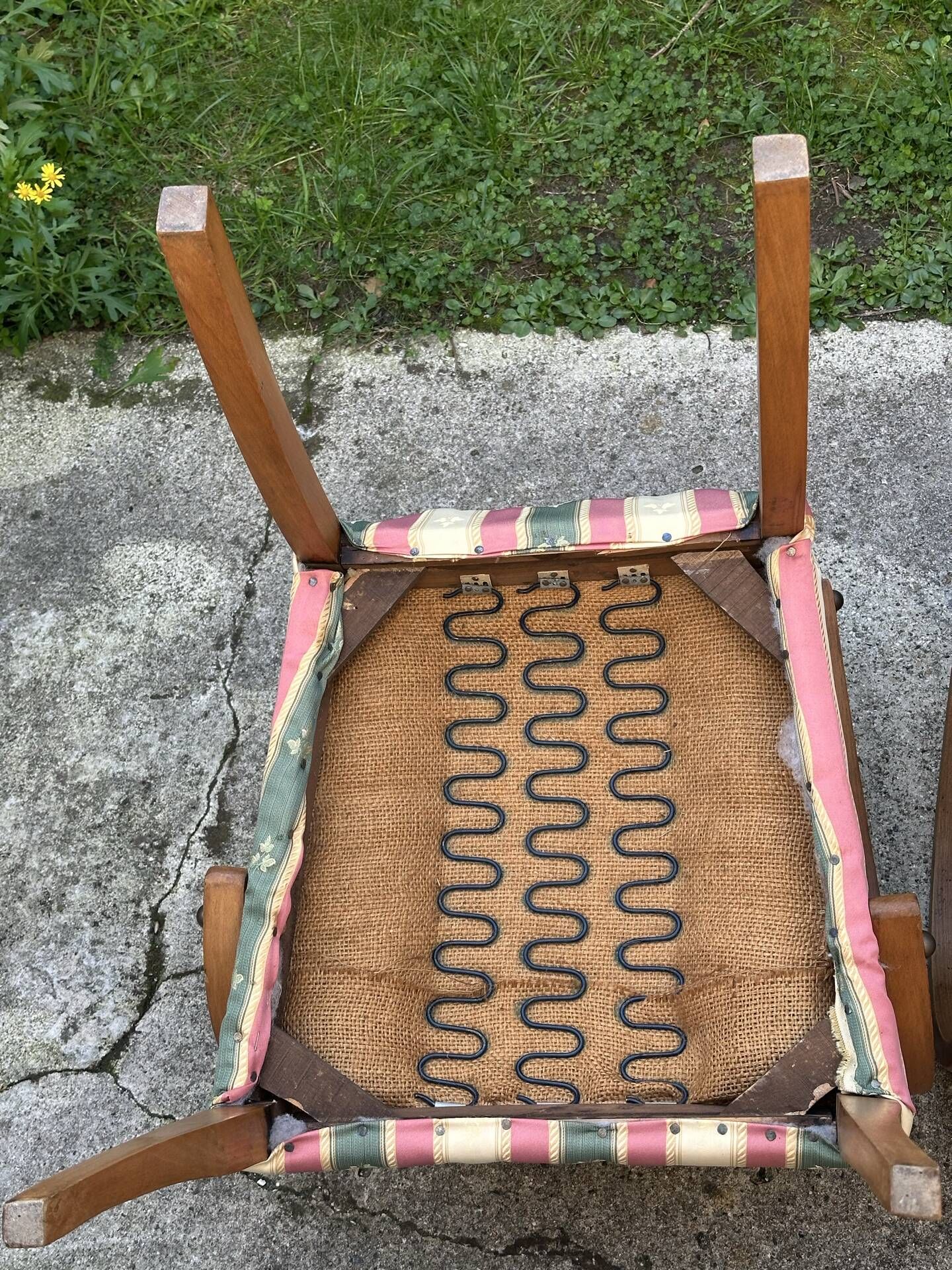 Pair of bridge armchairs from the 1950s – Bent wood