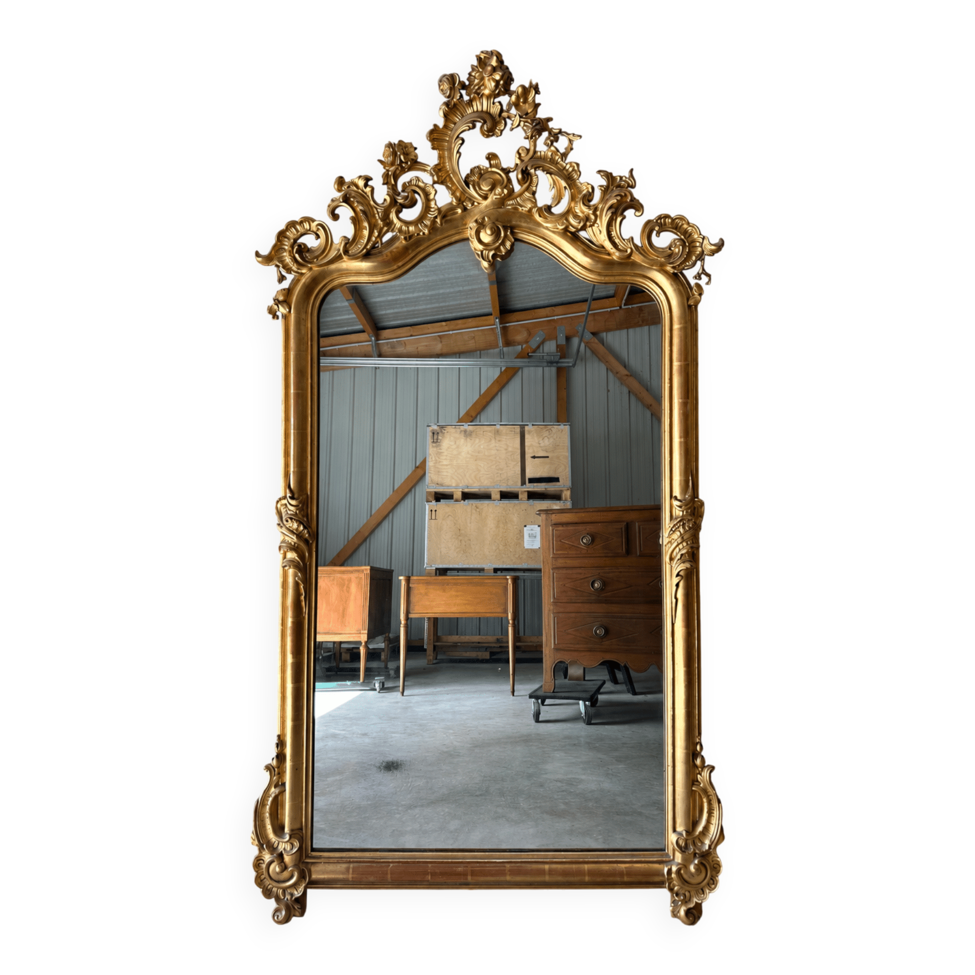 Louis XV style mirror circa 1880