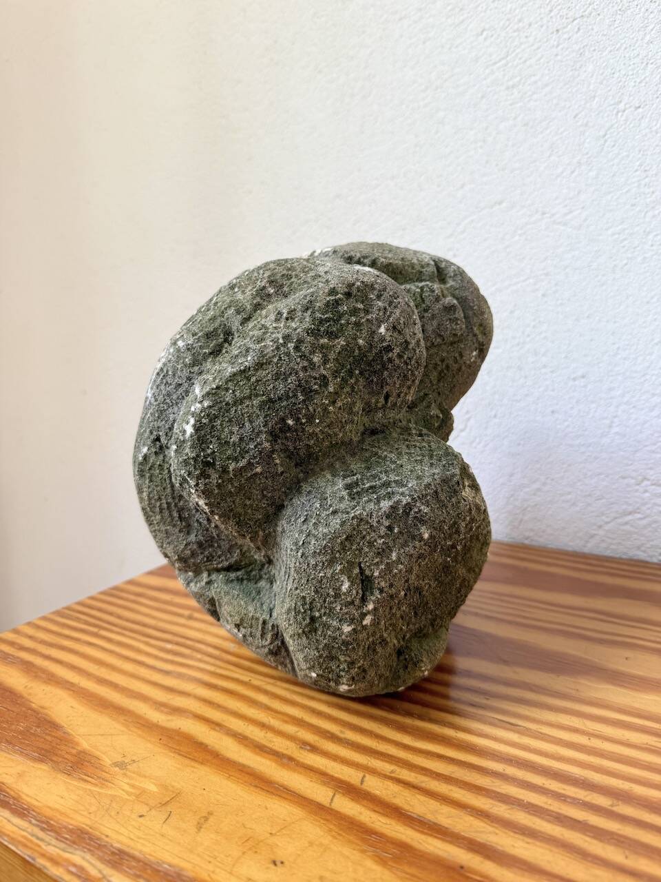 Stone sculpture of a man