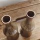 Duo of vases, stoneware soliflores • Vintage