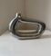Vintage 1970s asymmetrical modernist aluminum soliflore vase