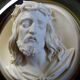 Religious wall medallion, old 19th century napoleon III style