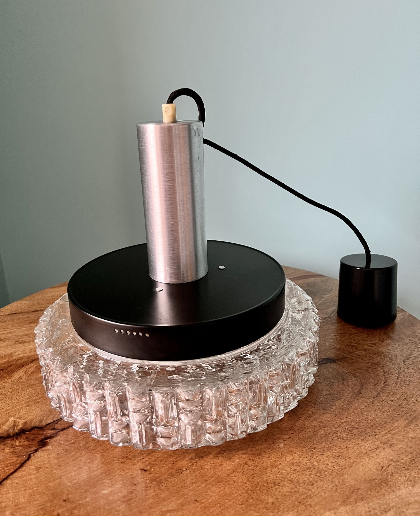 Art deco lamp / mid century lamp / 1960s / ceiling pendant lamp
