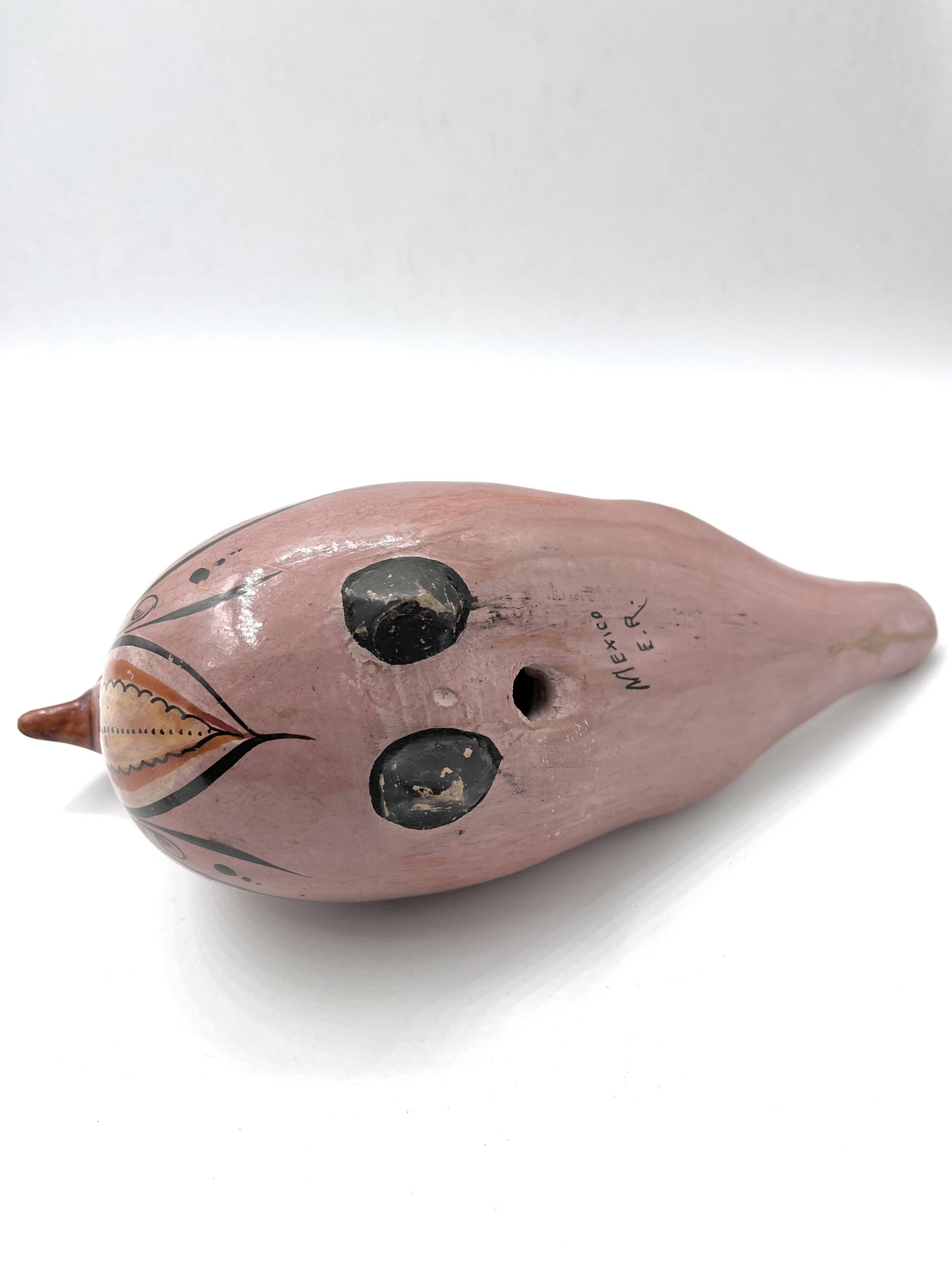 Bird Mexico vintage Mexican ceramic