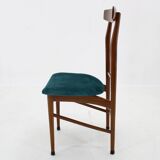 1960s Set Of Four Mahogany Dining Chairs, Italy