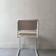 Chaise design vintage Cesca B32 métal blanc & cannage par Marc