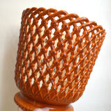 Vintage openwork pot cover